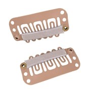 Toupet Clips rounded beige 25mm Ellen Wille