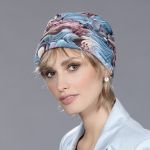 Turban Meral Mauve/Blue Abstract
