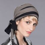 Turban Ama Black Taupe