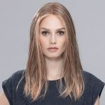 Perruque Sleek Mono Part Powderblonde Tipped