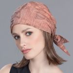 Turban Misu Antique Rose/Leaves (+Hairpiece CAYENNE)