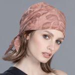 Turban Misu Antique Rose/Leaves (+Hairpiece CAYENNE)