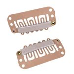 Toupet Clips rounded beige 25mm  Ellen Wille